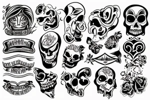 laughin coffin tattoo idea