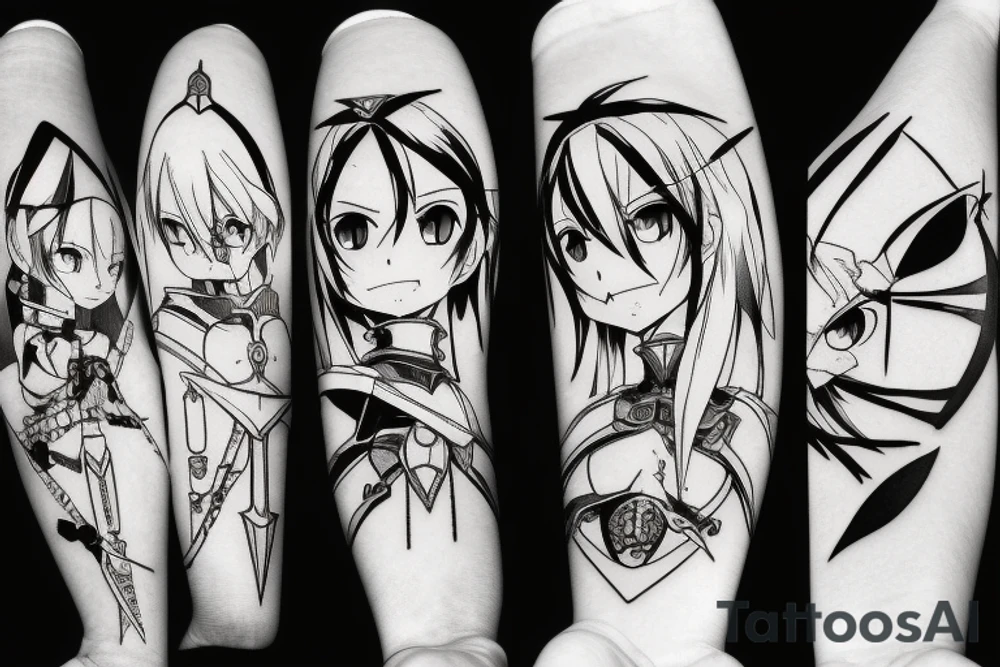 laughing coffin sword art online tattoo idea