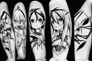laughing coffin sword art online tattoo idea