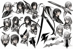 laughing coffin sword art online tattoo idea