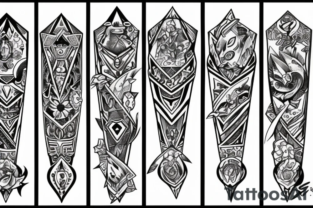 Ace of diamonds, sleeve tattoo tattoo idea