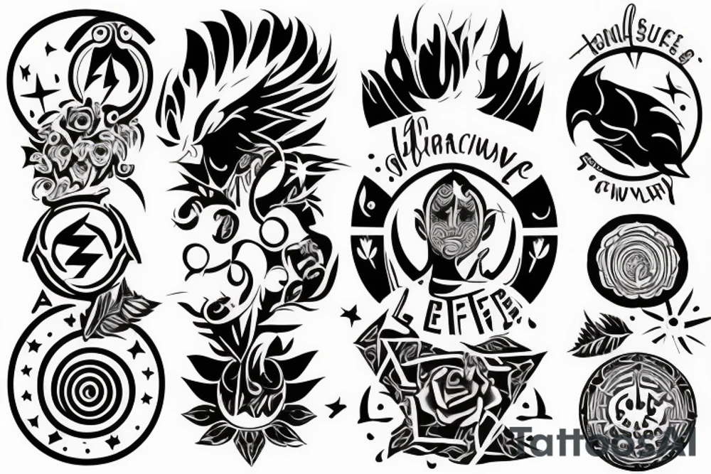 The way to lead a successful life. Through channeling vibrations, law of attraction, hard work, discipline and belonging tattoo idea The way to lead a successful life. Through channeling vibrations, law of attraction, hard work, discipline and belonging tattoo idea