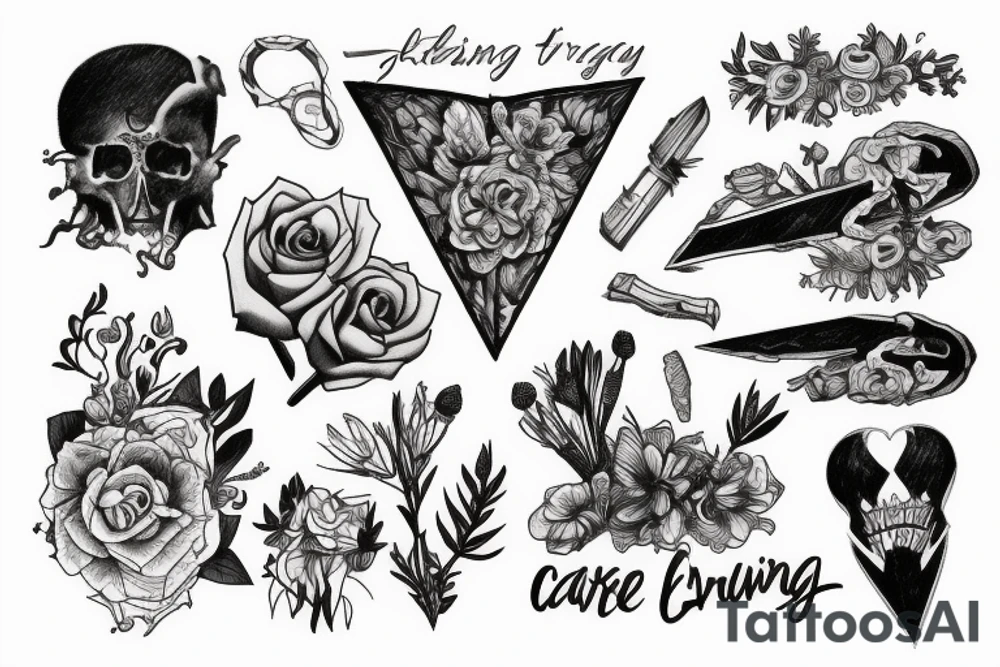 Carrying on through struggle tattoo idea