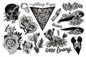 Carrying on through struggle tattoo idea