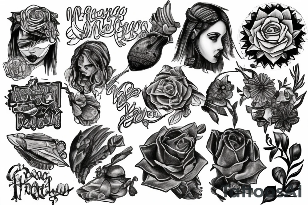 Carrying on through struggle tattoo idea