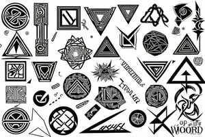 key to the world tattoo idea