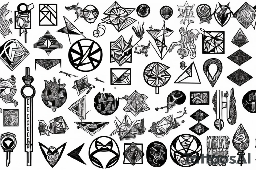key to the world tattoo idea