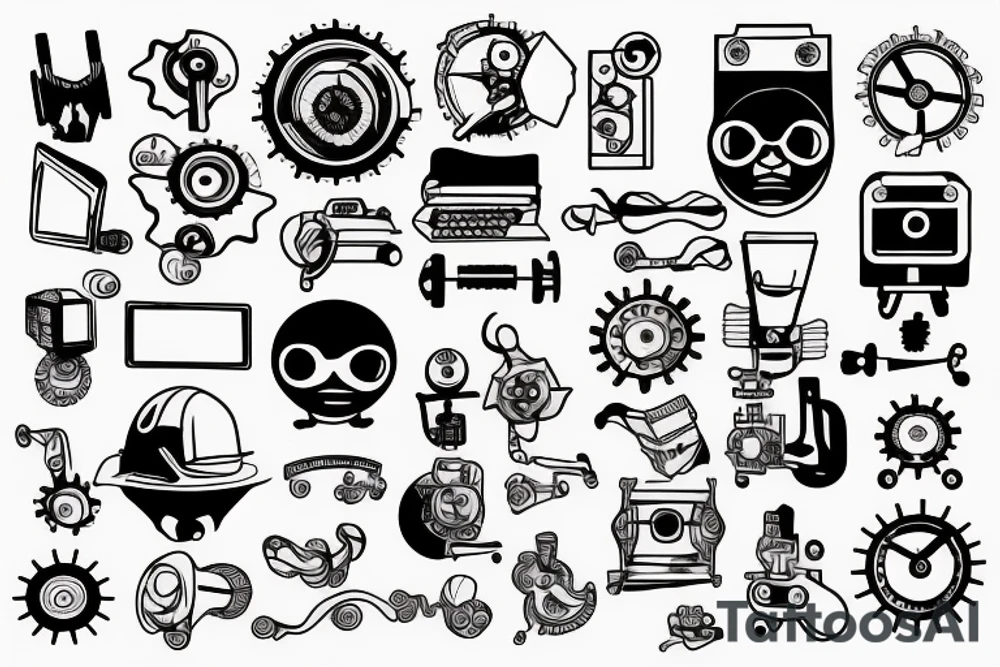 automatization engineering tattoo idea