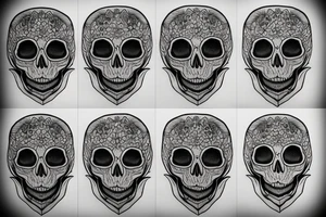 Woodpecker’s skull tattoo idea
