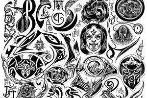 teker for satan tattoo idea