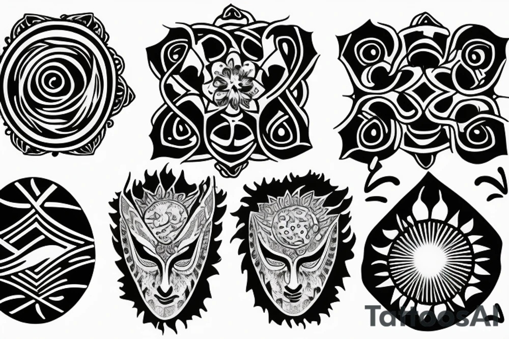 Spirituality from pain tattoo idea