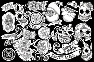 Santa Barbara tattoo idea
