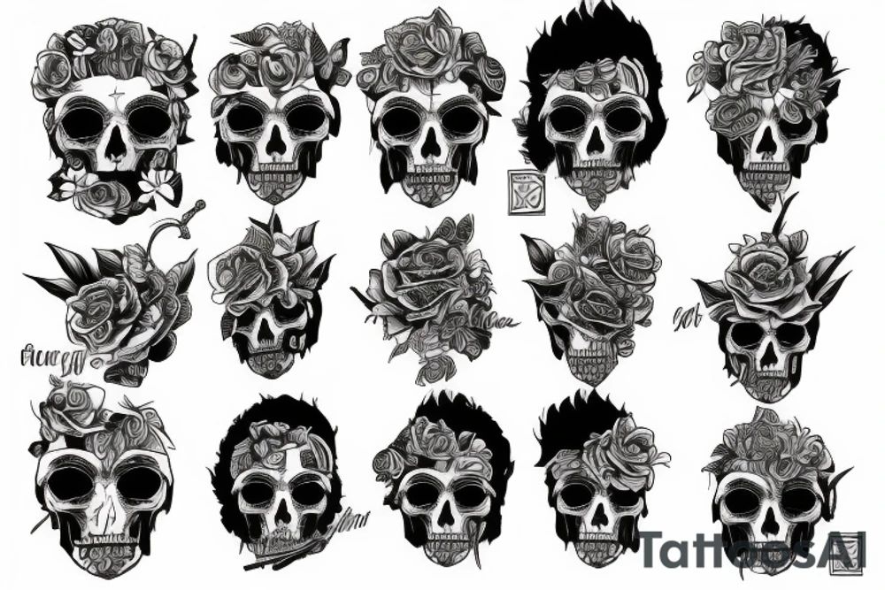 Payasa and gun tattoo idea