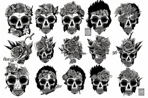 Payasa and gun tattoo idea