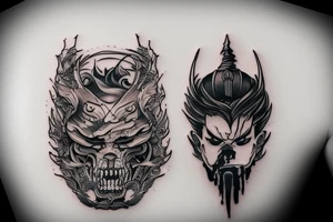 Blood Katana tattoo idea