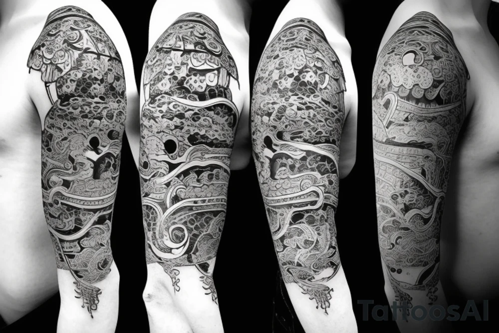 simpel samurai tattoo idea