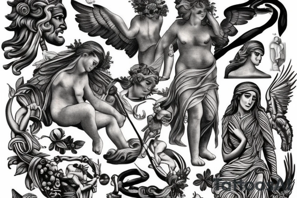 Greek Mythology Herkules tattoo idea