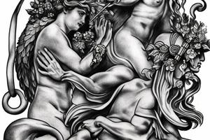 Greek Mythology Herkules tattoo idea