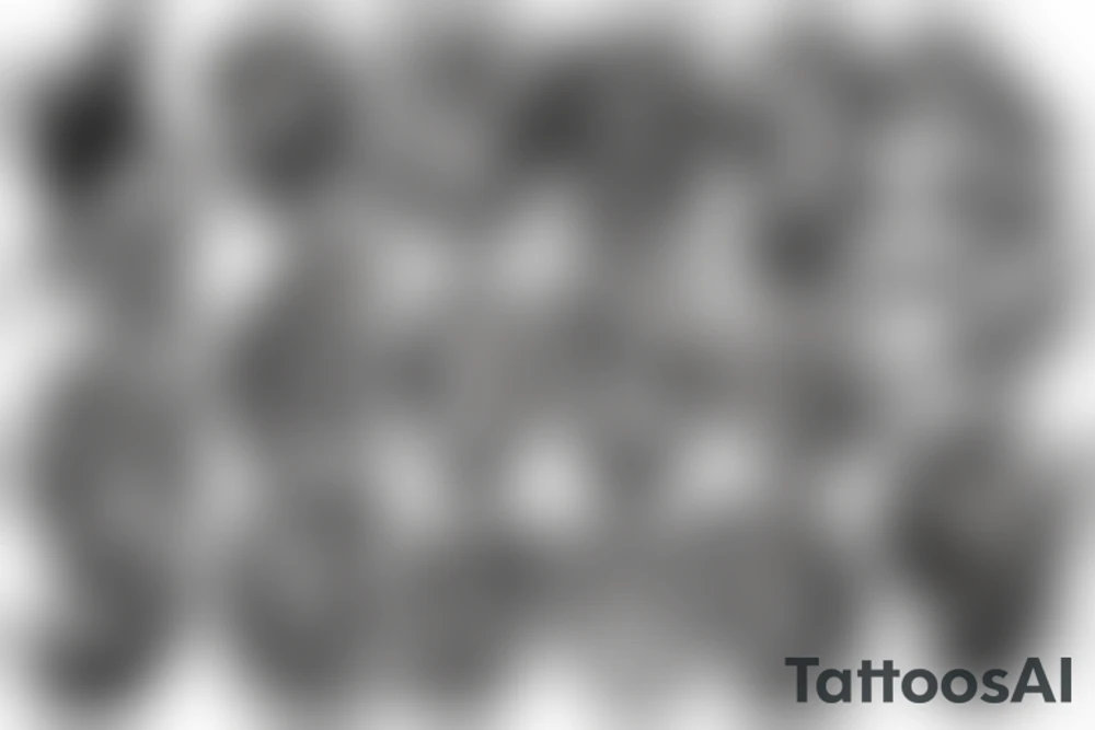 Greek Mythology Herkules with tiger tattoo idea