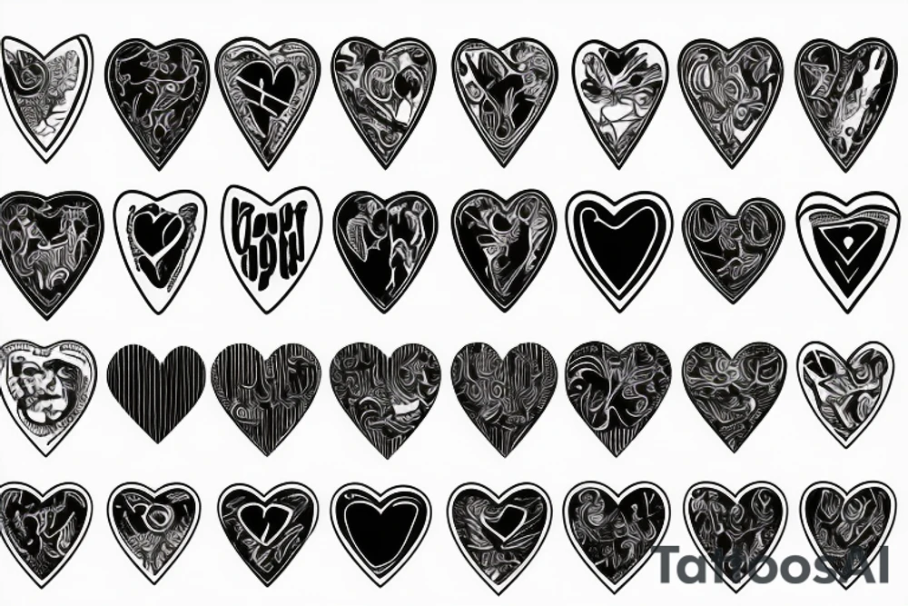 Dagger, heart, blood drops tattoo idea
