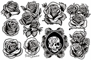Rose tattoo idea