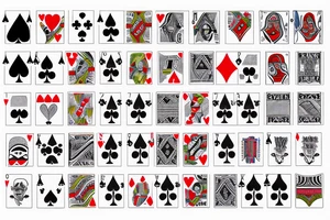 Jack playing card torn with ADHD tattoo idea