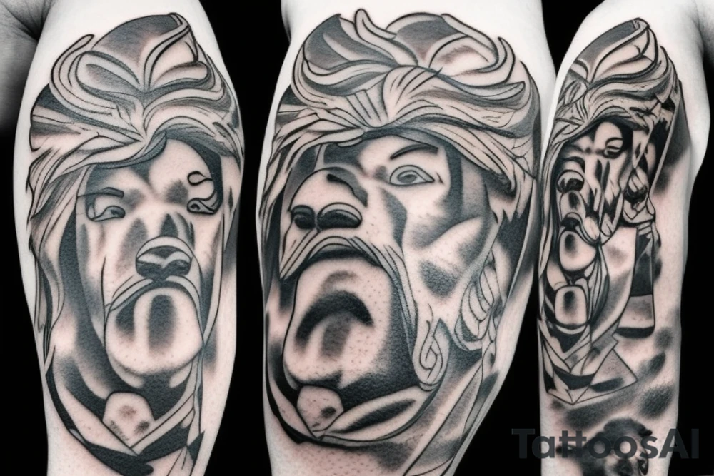 Hercules with a dog tattoo idea