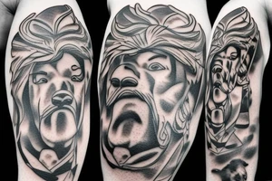 Hercules with a dog tattoo idea