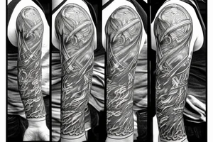 Norse odin with 2 ravens tattoo idea
