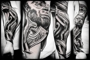 Odin with helheim tattoo idea