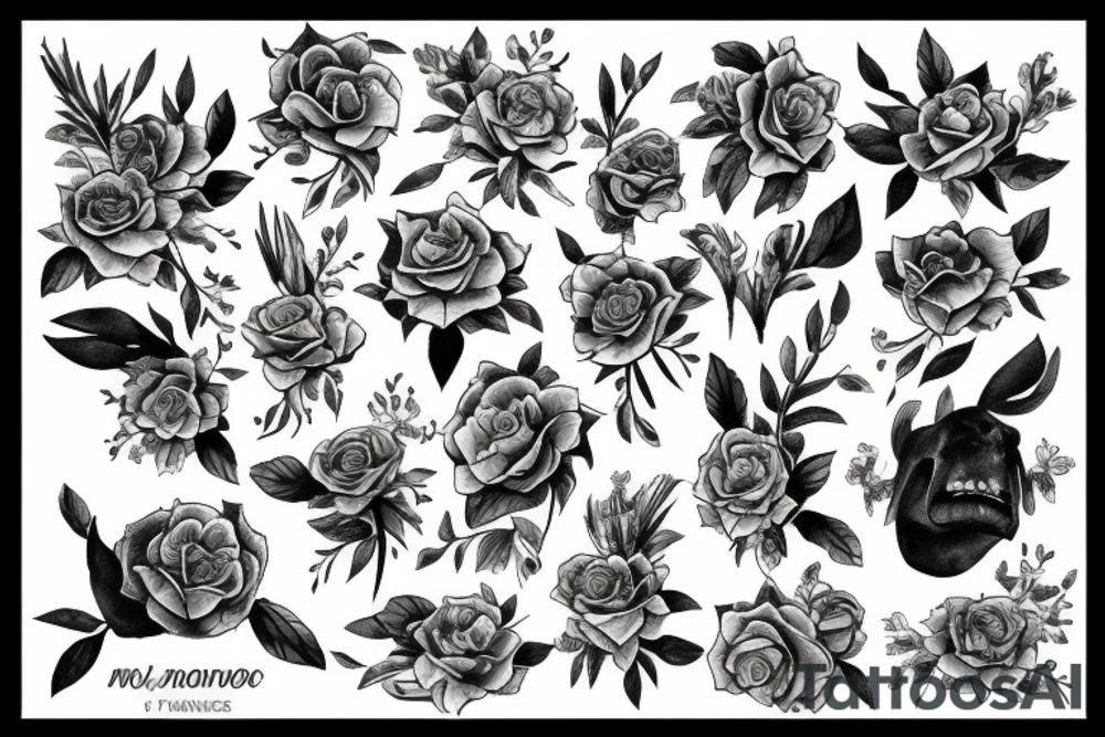 Пионы tattoo idea