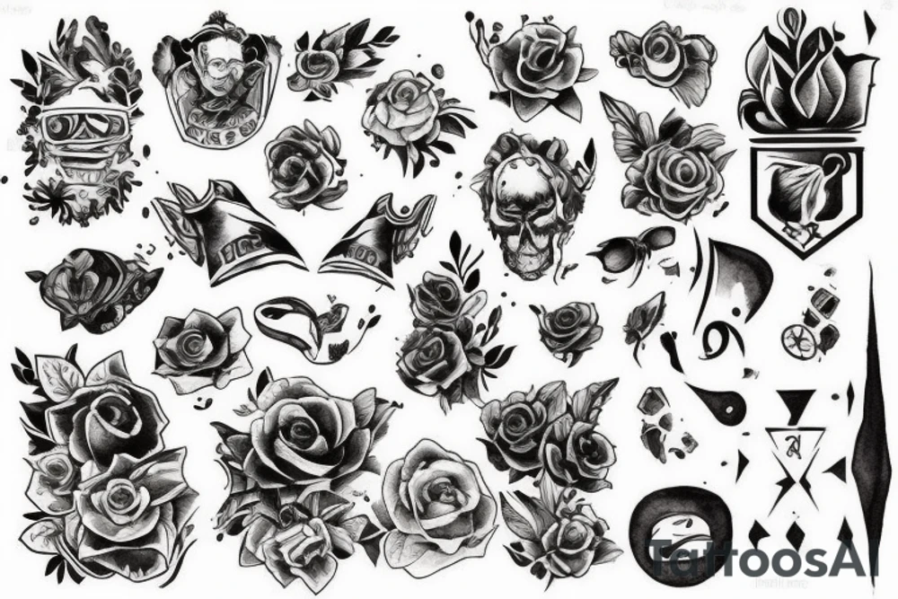 Лотос tattoo idea