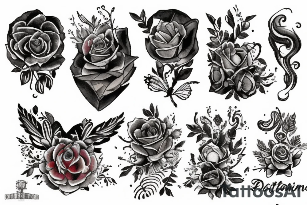 Цветок лотос tattoo idea