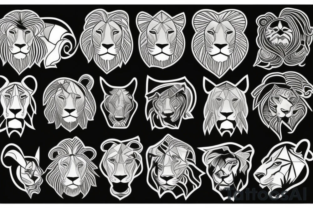 the lion tattoo idea