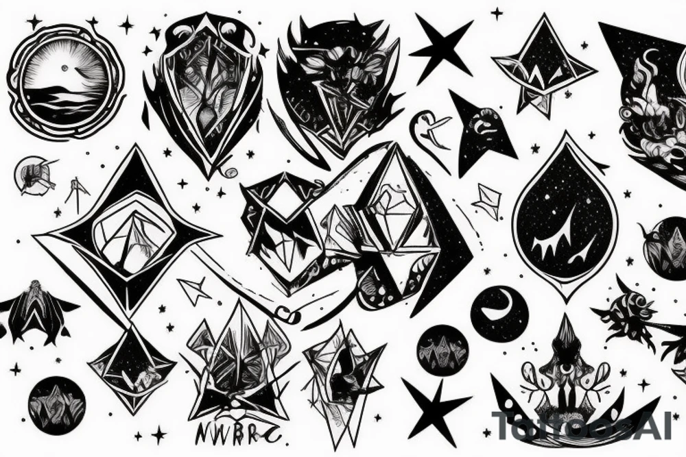 you’ve mistaken the stars reflected on the surface of the lake at night for the heavens - the witcher tattoo idea