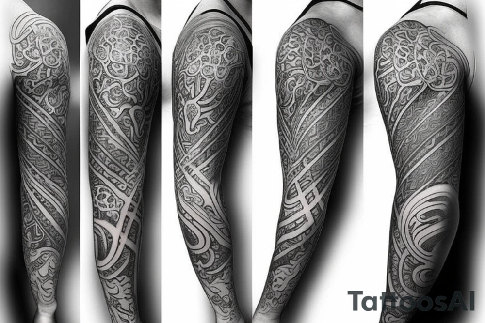 half sleeve tattoo tattoo idea
