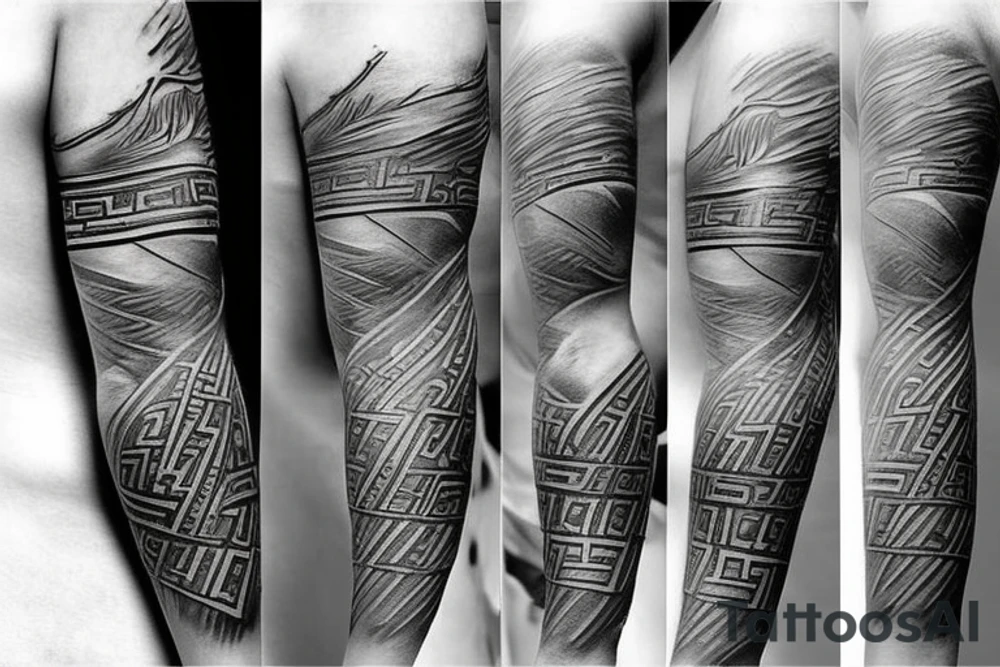 Greek god tattoo idea