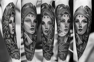 Greek god tattoo idea