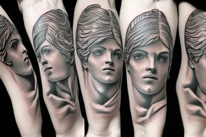Zeus statue tattoo idea