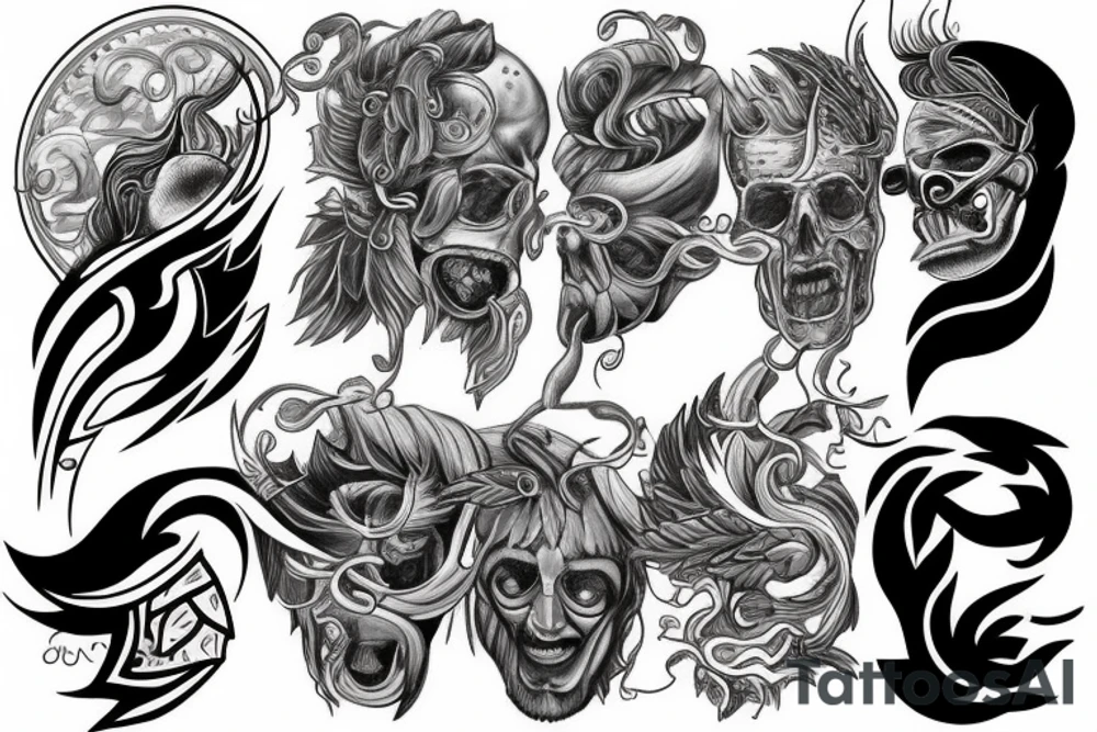 Zeus thunder tattoo idea