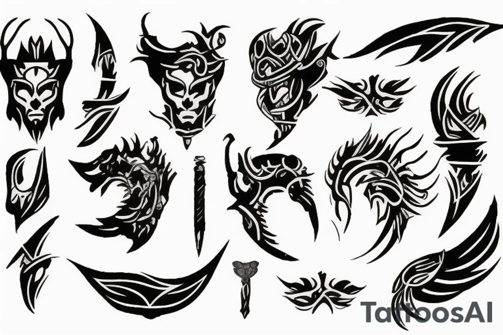 Warrior small tattoo tattoo idea