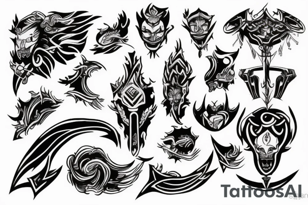 Warrior small tattoo tattoo idea