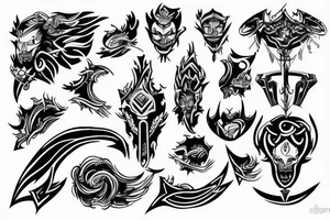 Warrior small tattoo tattoo idea