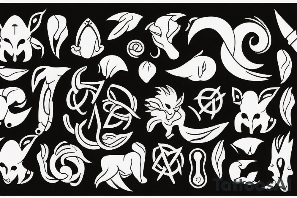 Aries sign tattoo idea