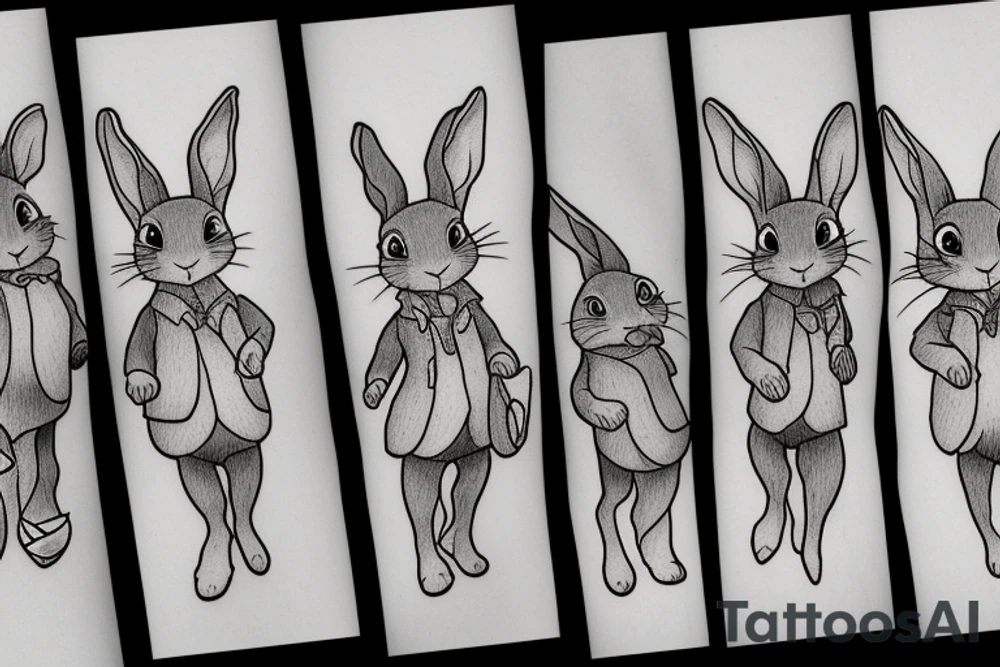 Peter rabbit tattoo idea
