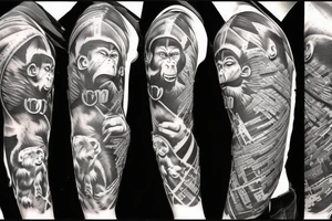 call of duty monkey bomb tattoo idea