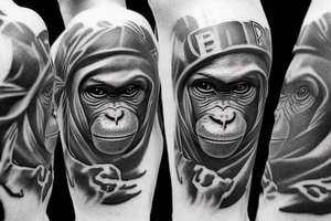 call of duty monkey bomb tattoo idea