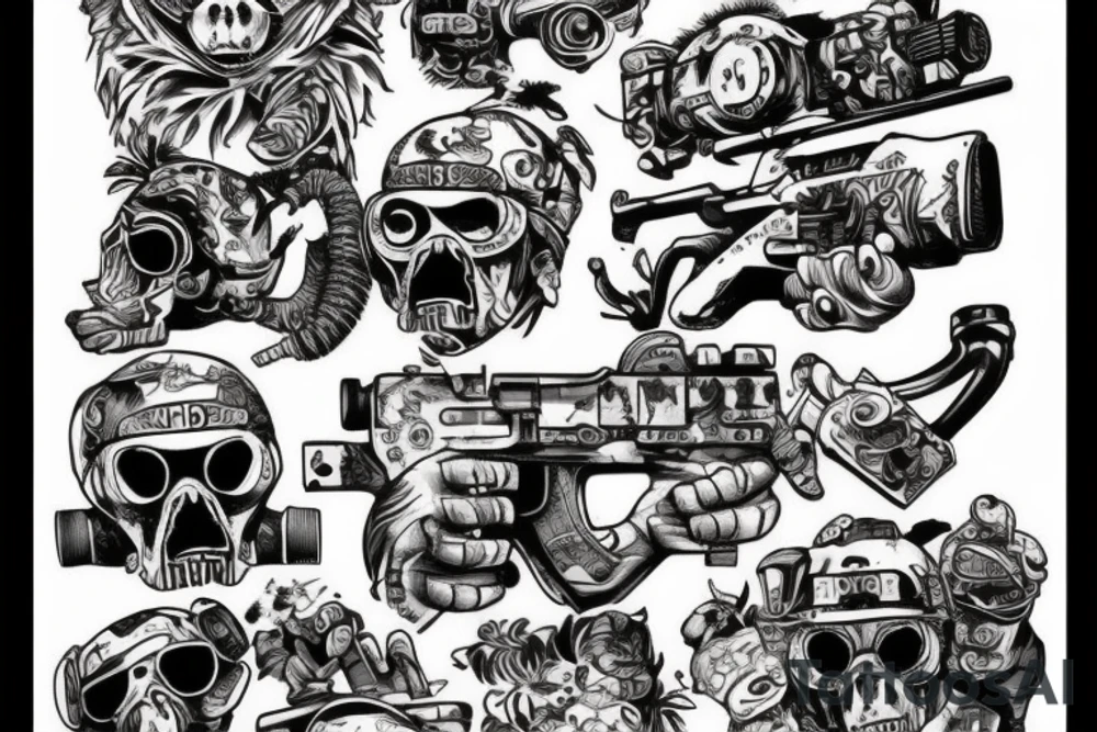 call of duty monkey bomb tattoo idea