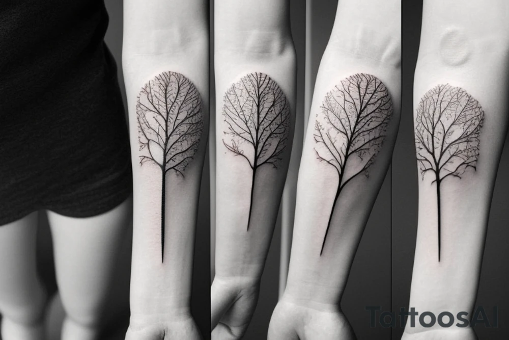 medium size minimalist nature tattoo tattoo idea