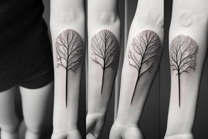 medium size minimalist nature tattoo tattoo idea
